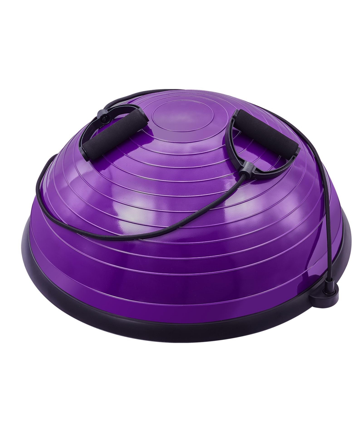 Hongge Half Exercise Ball Balance Trainer 23 in with Resistance Bands and Foot Pump Supporting 660 lbs
