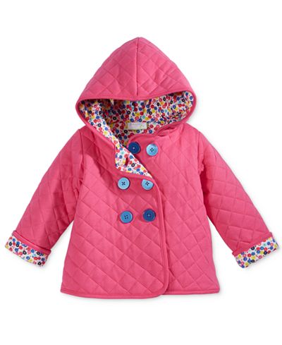 First Impressions Quilted Hooded Jacket, Baby Girls (0-24 months), Only at Macy's
