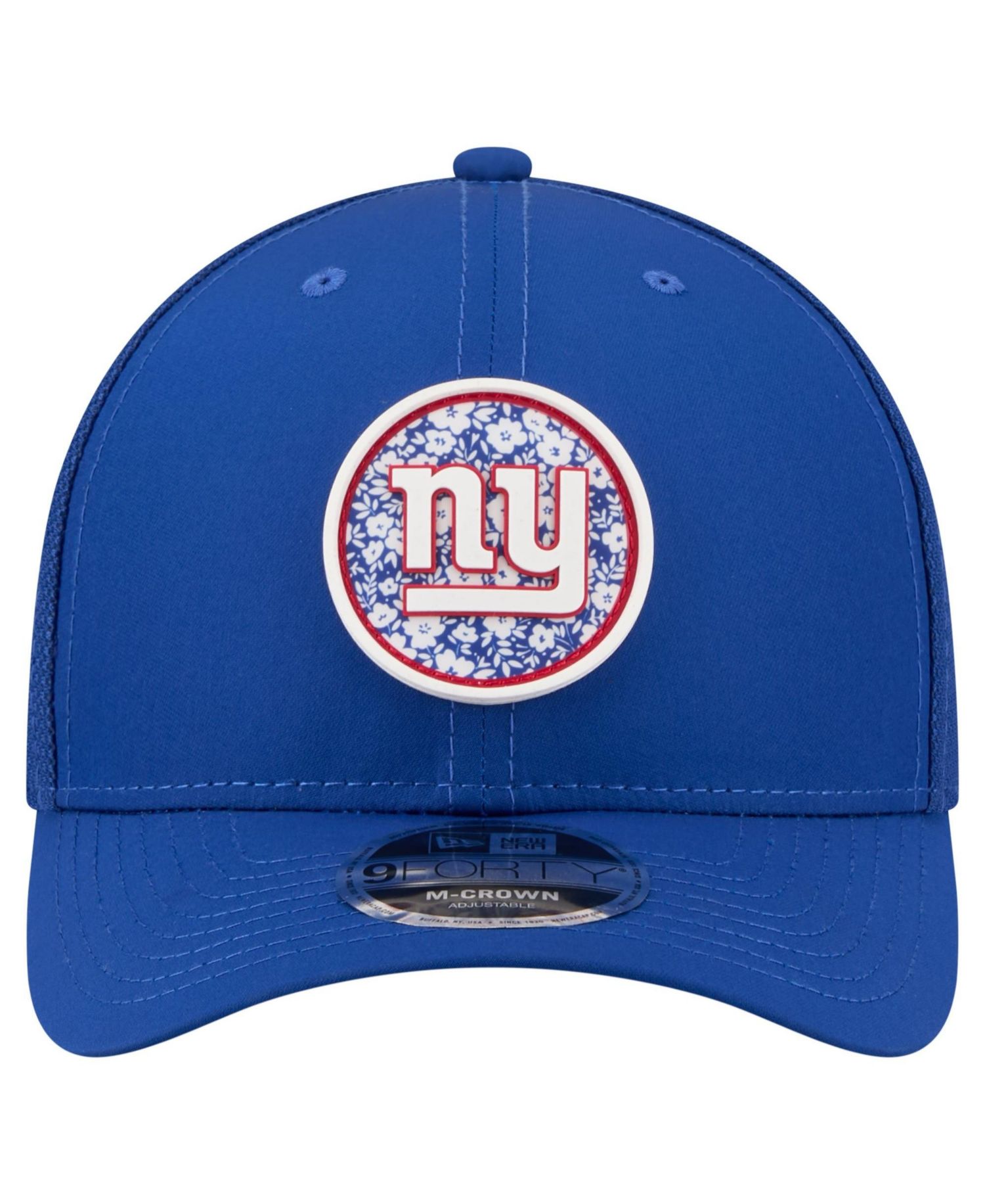 Men's Royal New York Giants Floral 9FORTY M-Crown Trucker Adjustable Hat