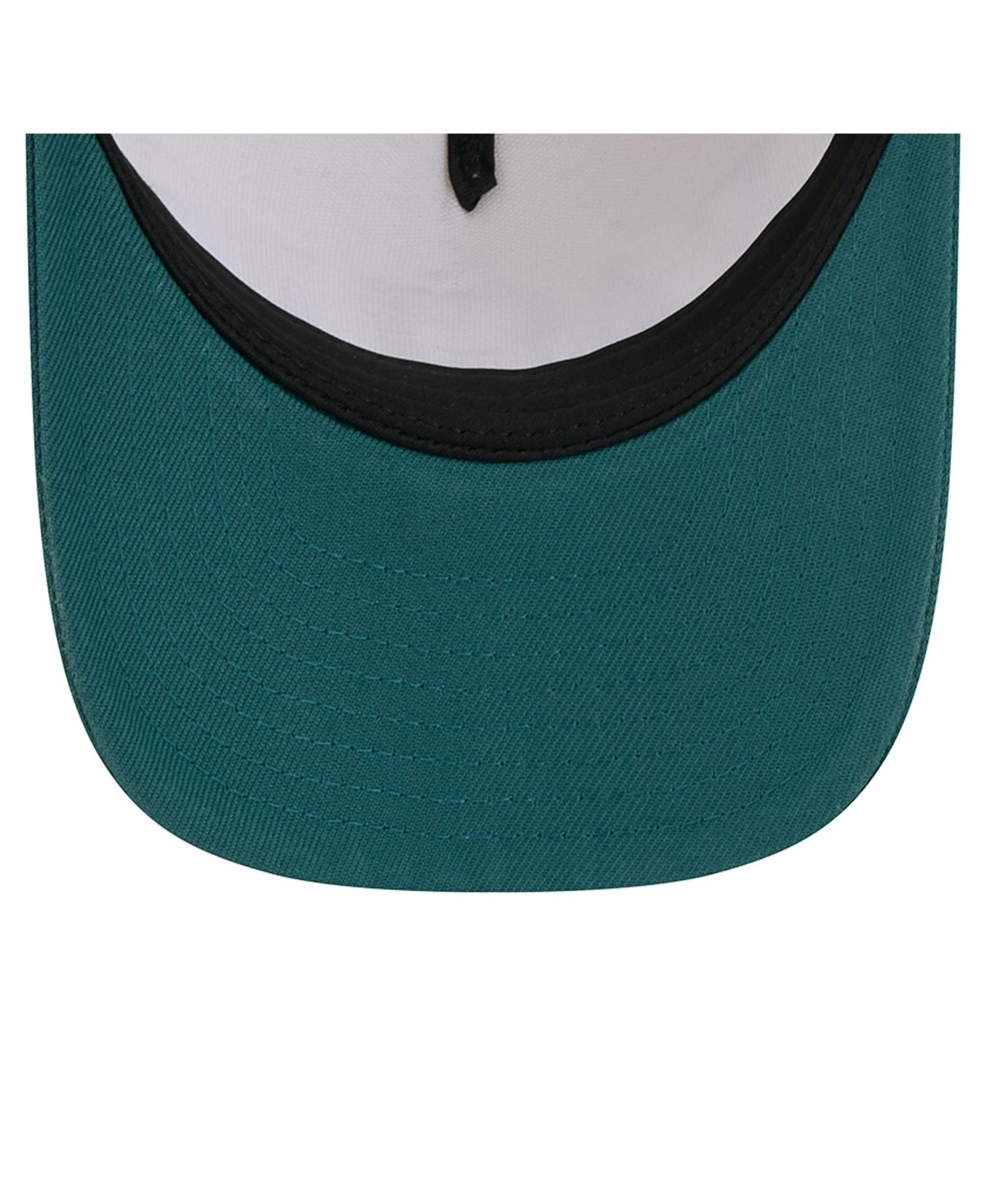 Women's Cream/Midnight Green Philadelphia Eagles Tonal A-Frame 9FORTY Adjustable Hat