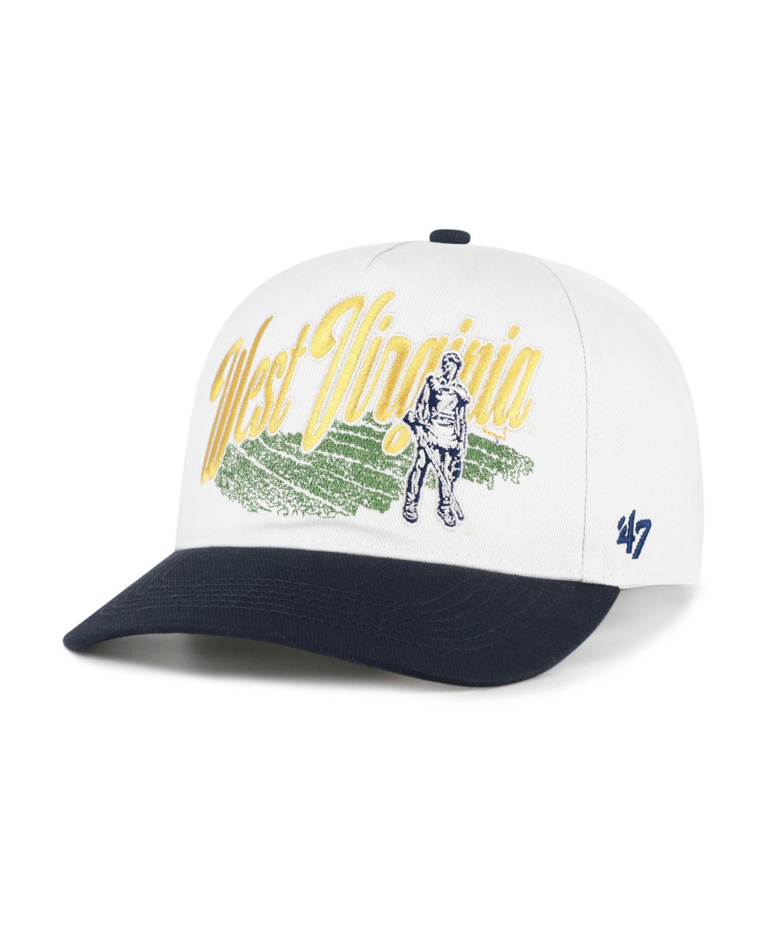 Men's and Women's '47 Natural West Virginia Mountaineers Saturday Capsule Enfield Hitch Adjustable Hat