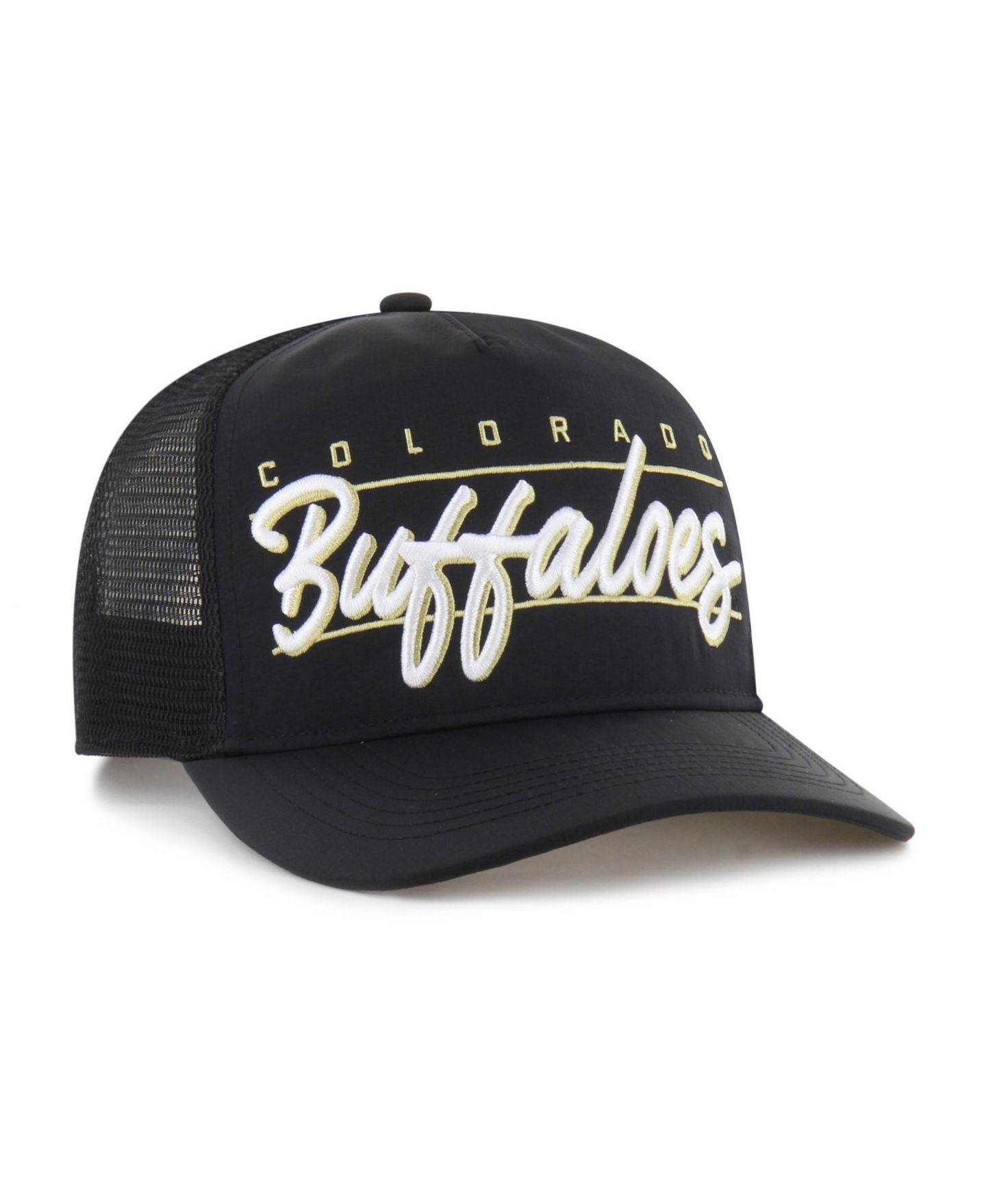 Кепка '47 Brand Black Colorado Buffaloes brrr° Condor Mesh Hitch Adjustable Hat — фото 2