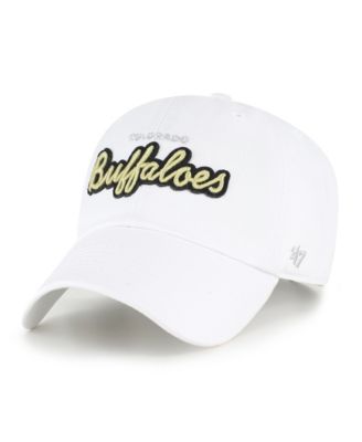 Women's '47 White Colorado Buffaloes Trendy Script Clean Up Adjustable Hat