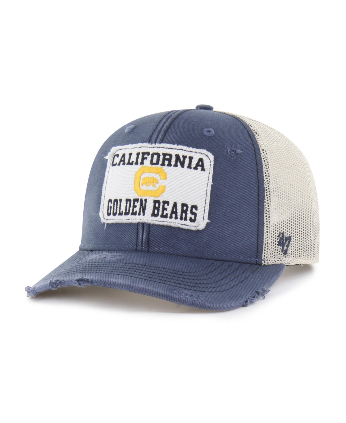 '47 Brand Men's and Women's Navy Cal Bears Egremont Well-Worn Adjustable Trucker Hat