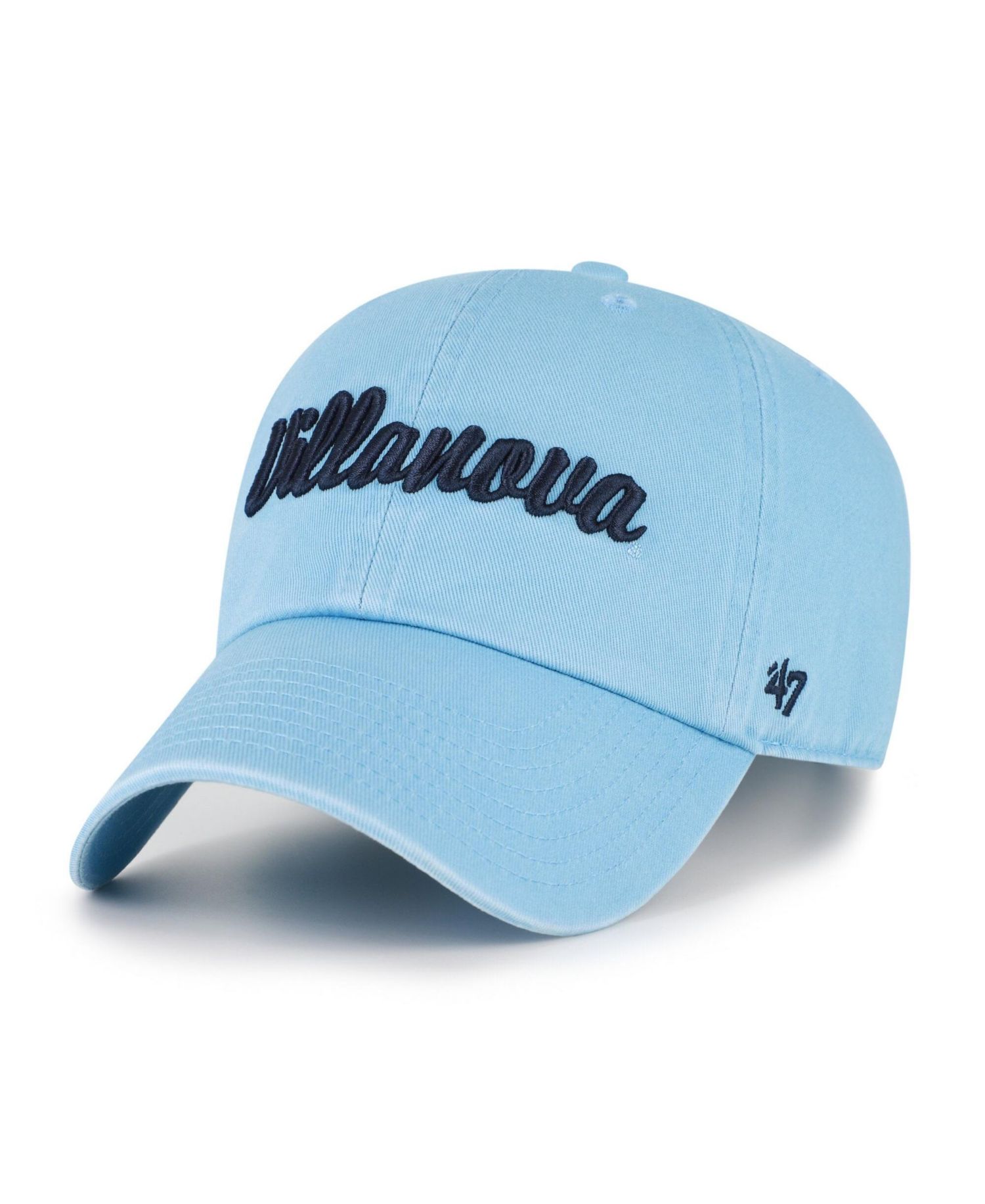 Men's '47 Light Blue Villanova Wildcats Vault Clean Up Adjustable Hat