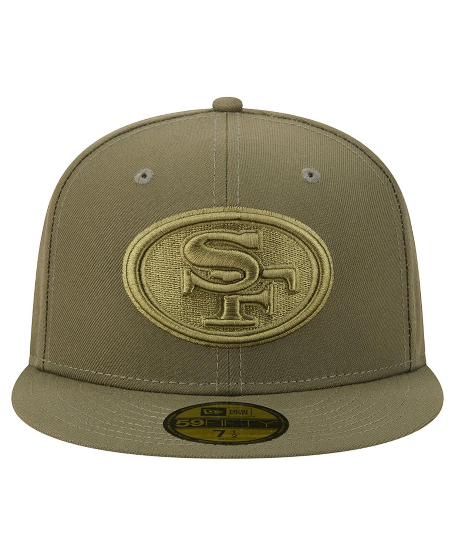 Men's Olive San Francisco 49ers Color Pack 59FIFTY Fitted Hat
