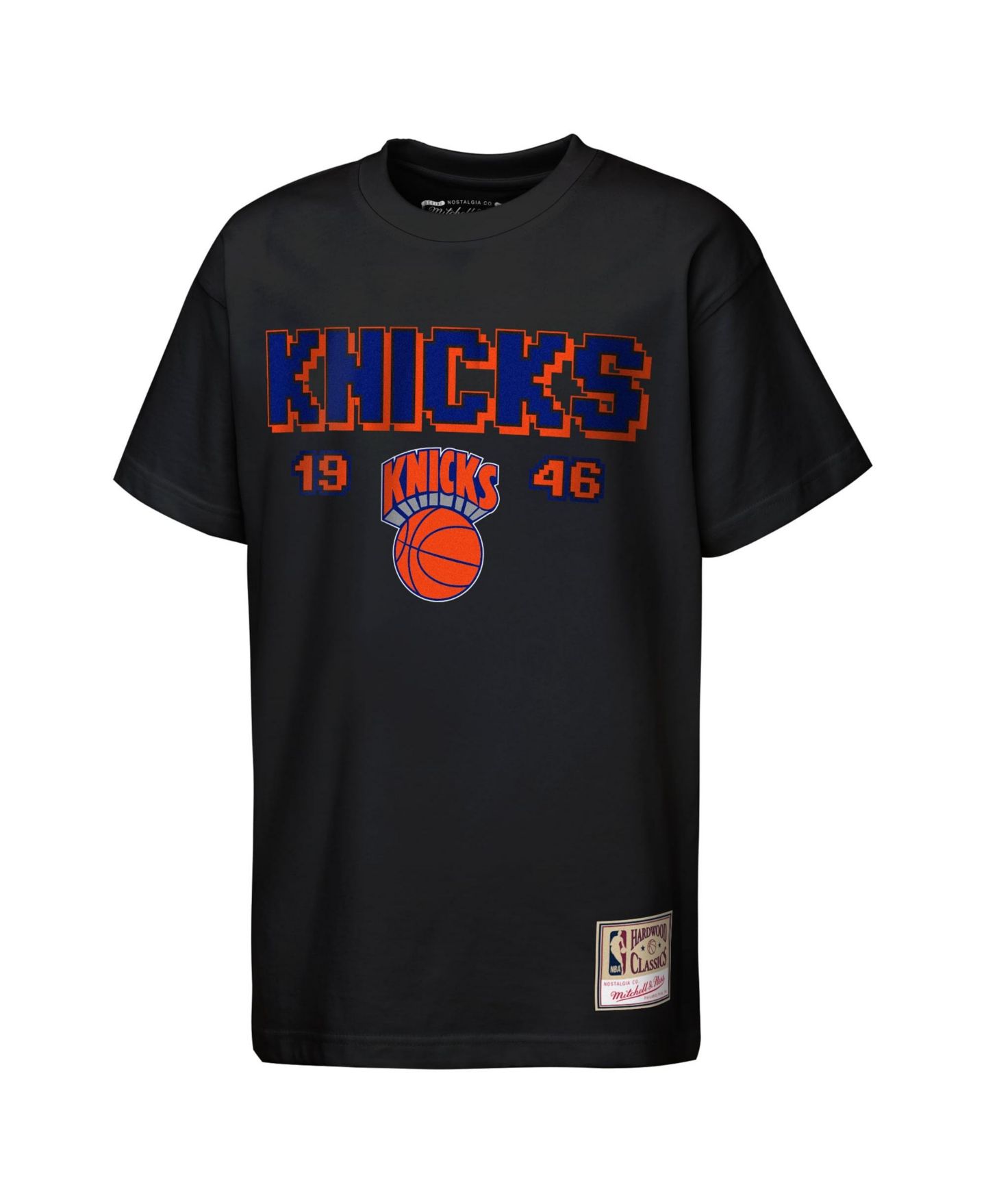 Детская футболка Mitchell & Ness Black New York Knicks Arcade — фото 2