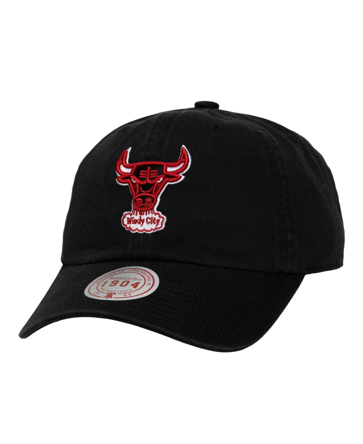 Men's Black Chicago Bulls Hardwood Classics 1904 Adjustable Hat