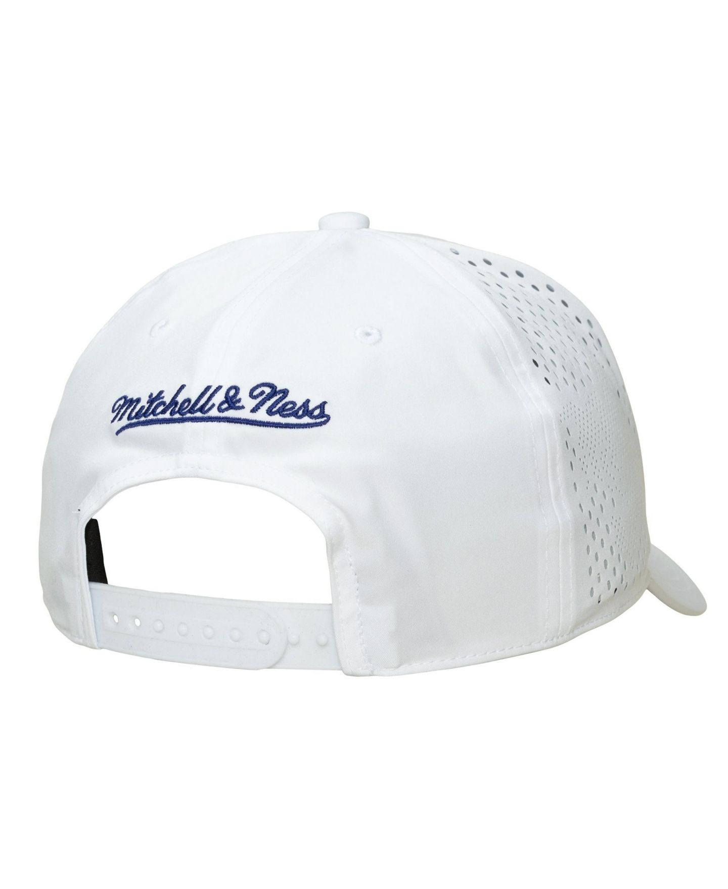 Мужская кепка Mitchell & Ness White Denver Nuggets Perfect Lightweight Pro Crown Adjustable Hat — фото 2