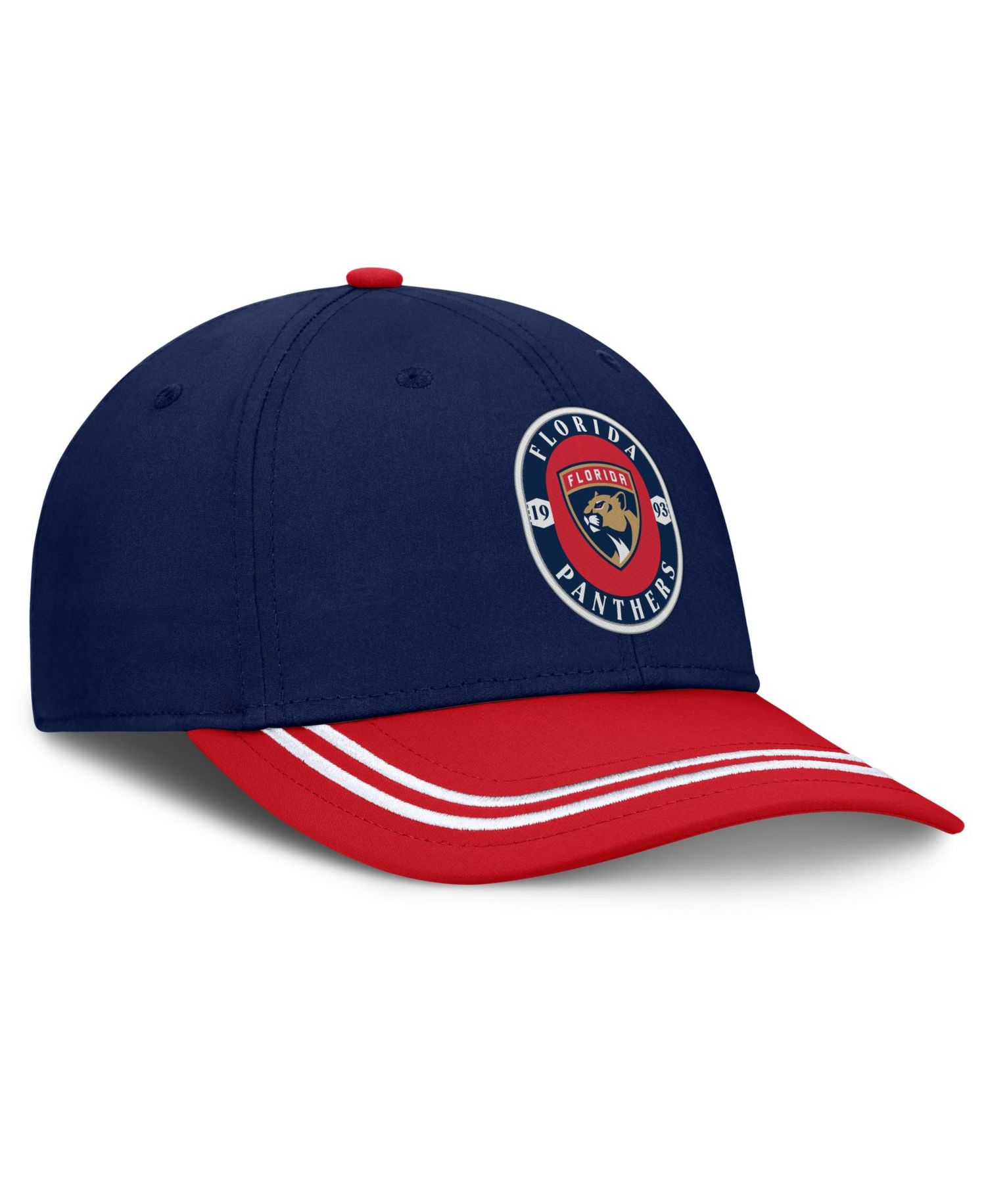 Men's Navy/Red Florida Panthers Fundamental Stretch Hat