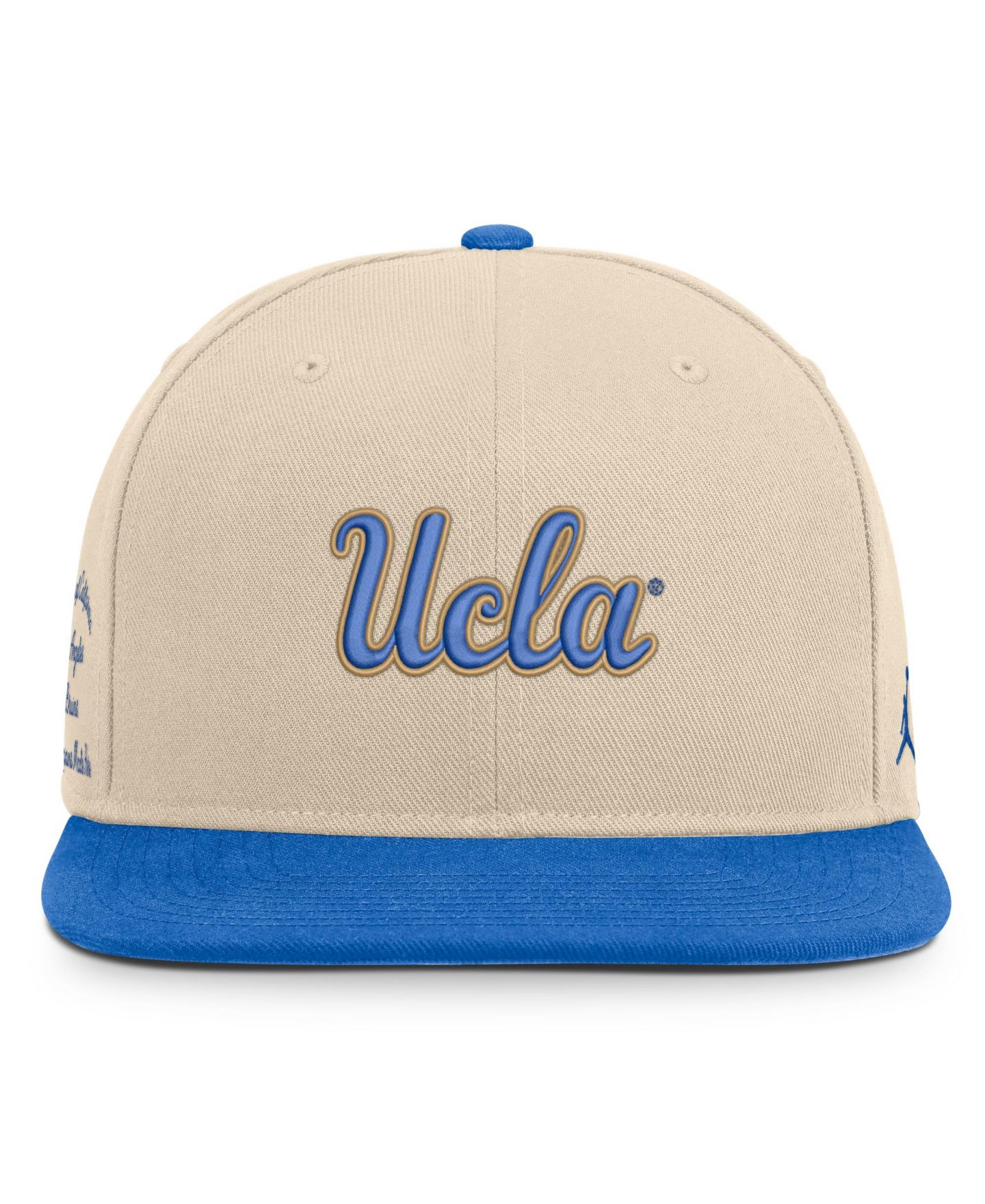 Кепка Jordan Natural/Blue Ucla Bruins Campus Prep Snapback Hat — фото 2
