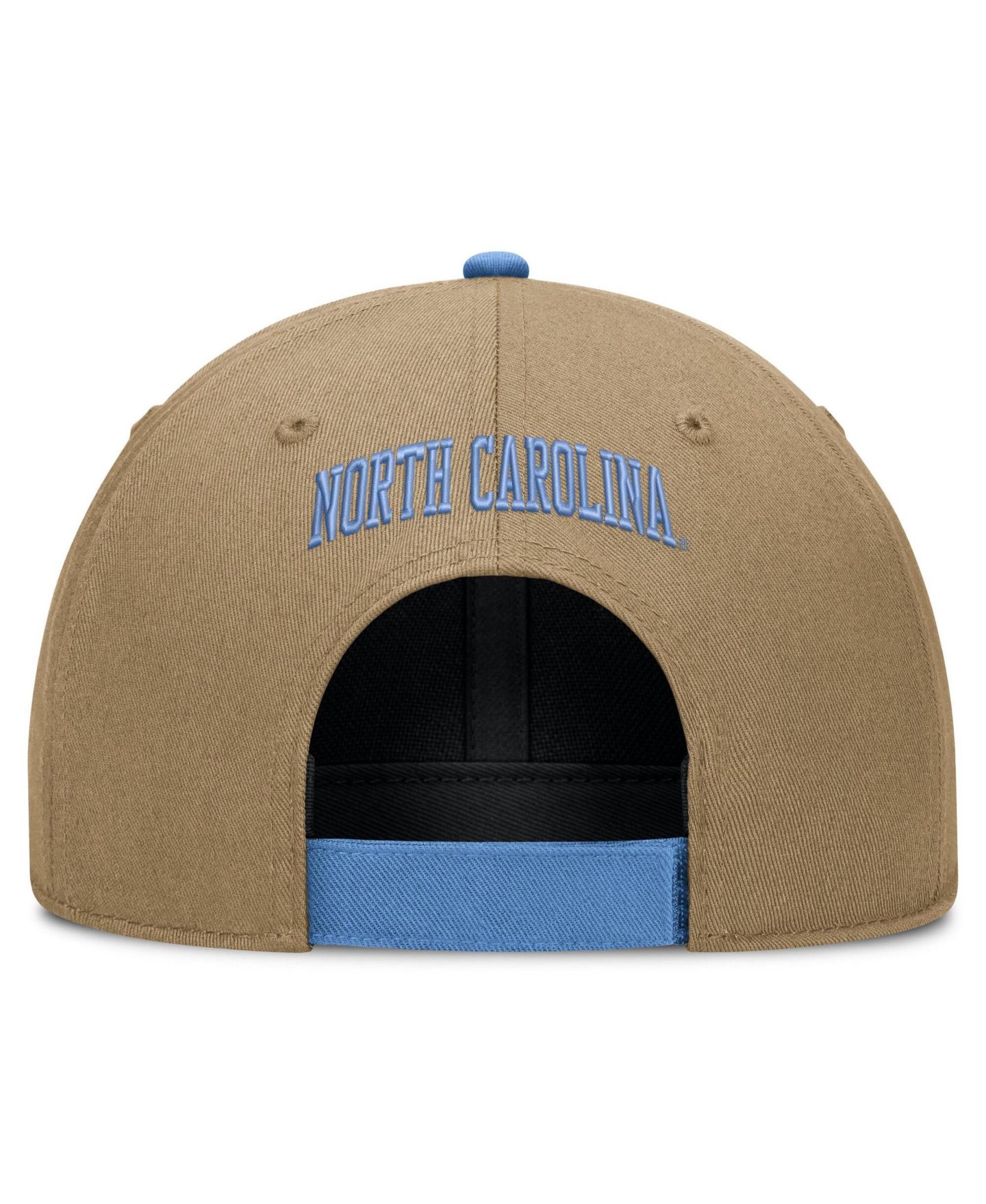 Головные уборы Jordan Beige/Carolina Blue North Carolina Tar Heels Primetime Rise Dri-FIT Adjustable Hat — фото 4