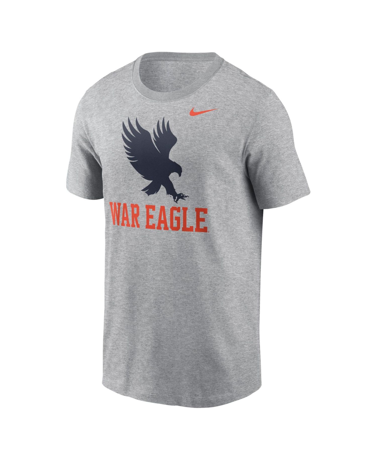 Men's Gray Auburn Tigers Primetime Logo Mantra T-Shirt