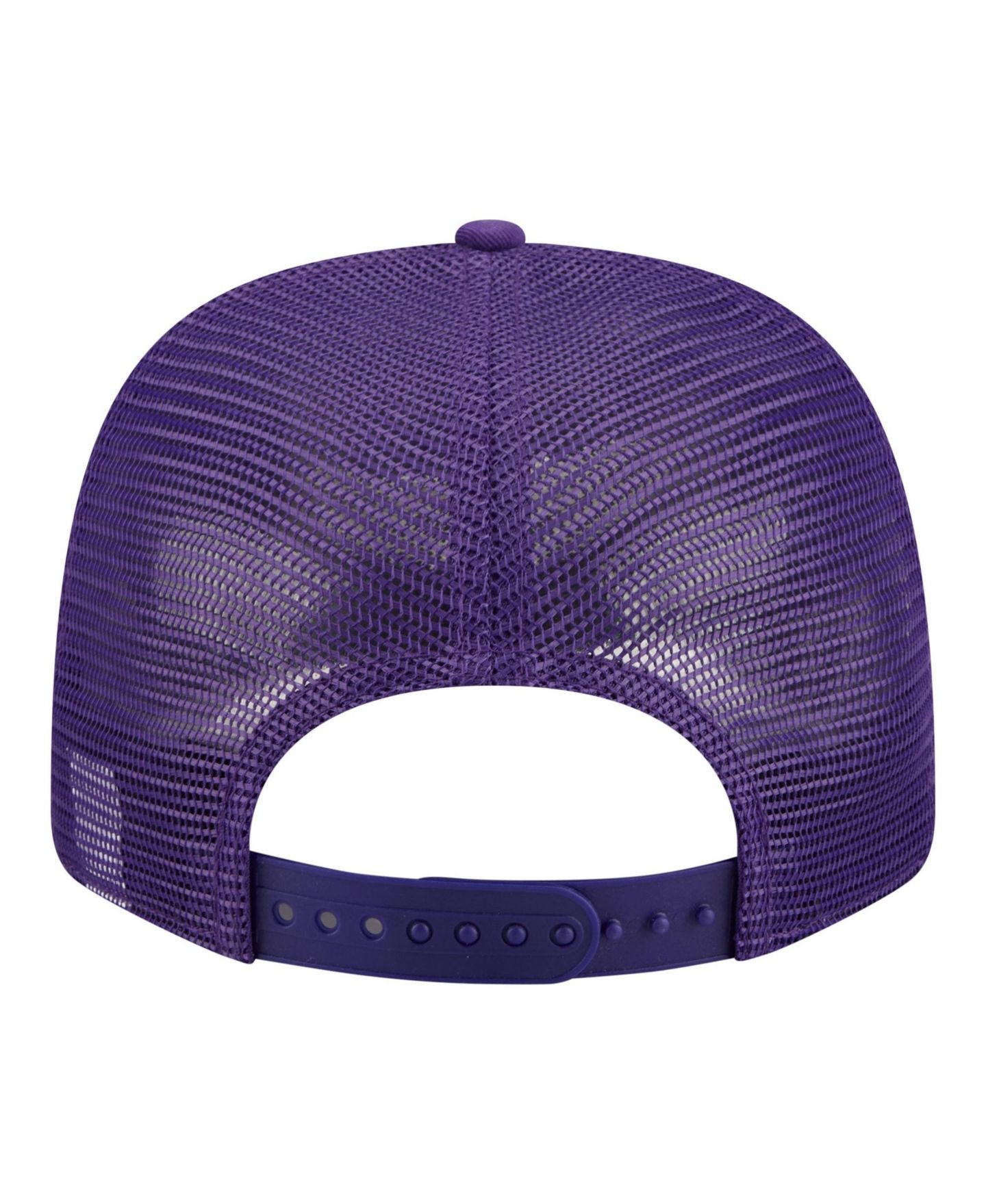 Мужская кепка New Era Purple Washington Huskies Patched 9SEVENTY Trucker Adjustable Hat — фото 5