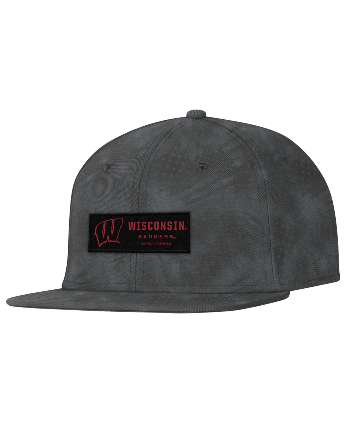 Under Armour Men's Charcoal Wisconsin Badgers Freedom Collection ArmourFuse Snapback Hat - Charcoal