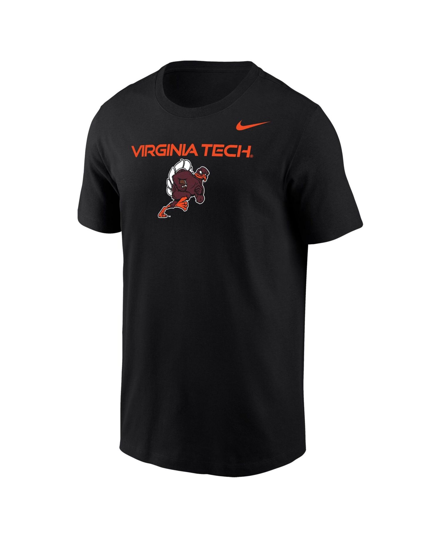 Men's Black Virginia Tech Hokies Rushing Hokie Dri-FIT T-Shirt