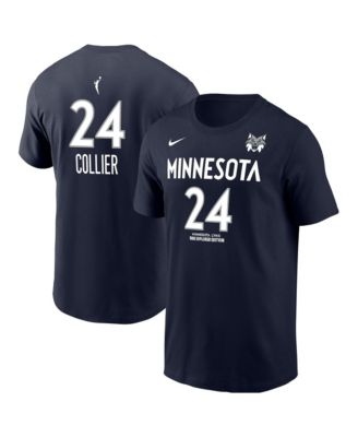 Men's Napheesa Collier Navy Minnesota Lynx Explorer Edition Name & Number T-Shirt