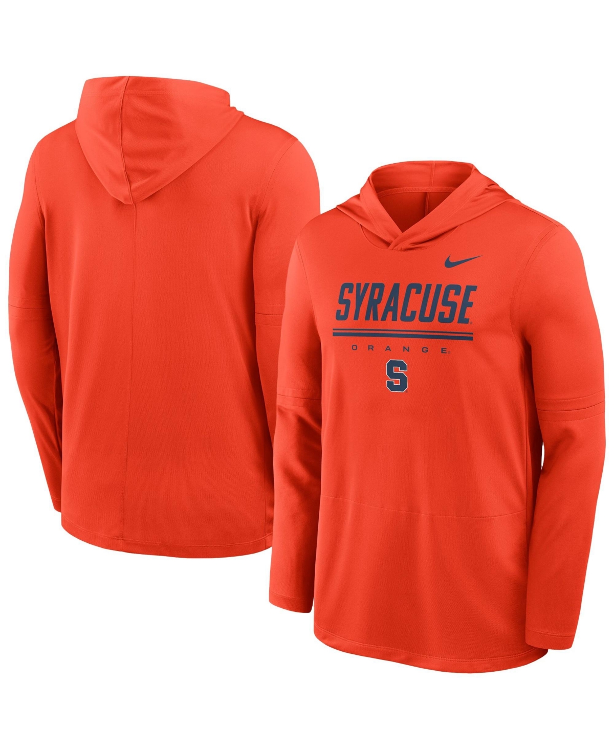 Nike Men's Orange Syracuse 2026 Sideline Dri-fit Lightweight Hooded Top