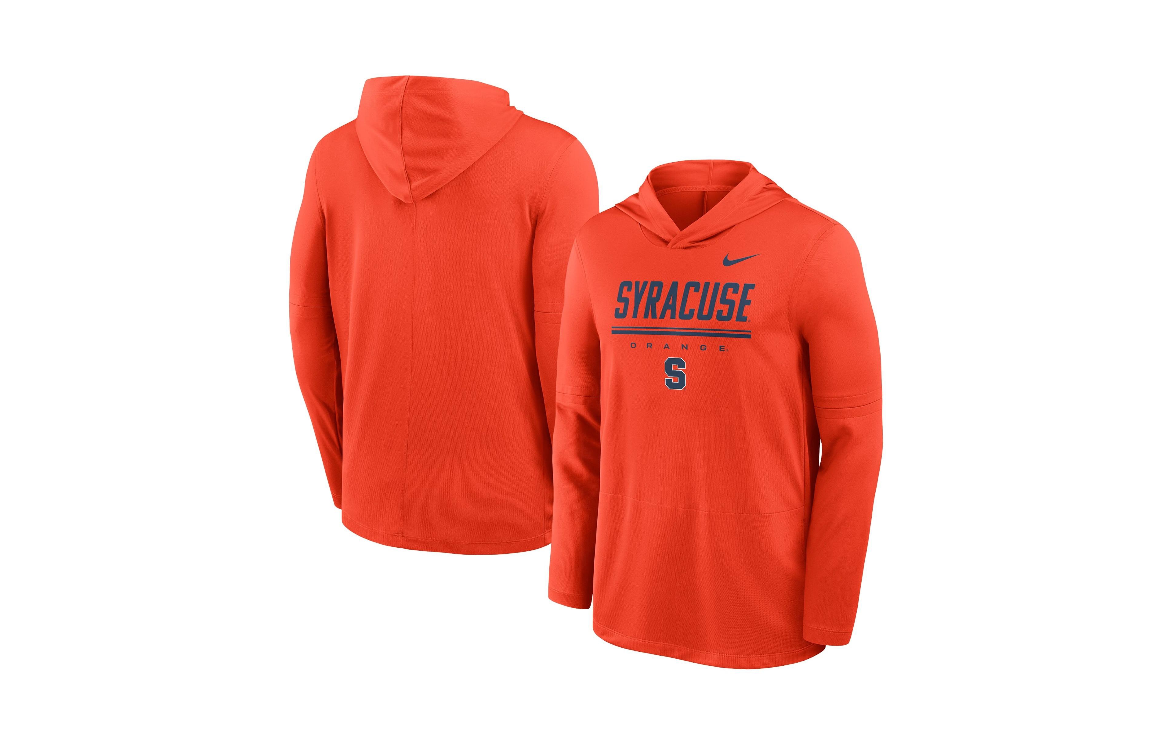 Nike Men's Orange Syracuse 2026 Sideline Dri-fit Lightweight Hooded Top
