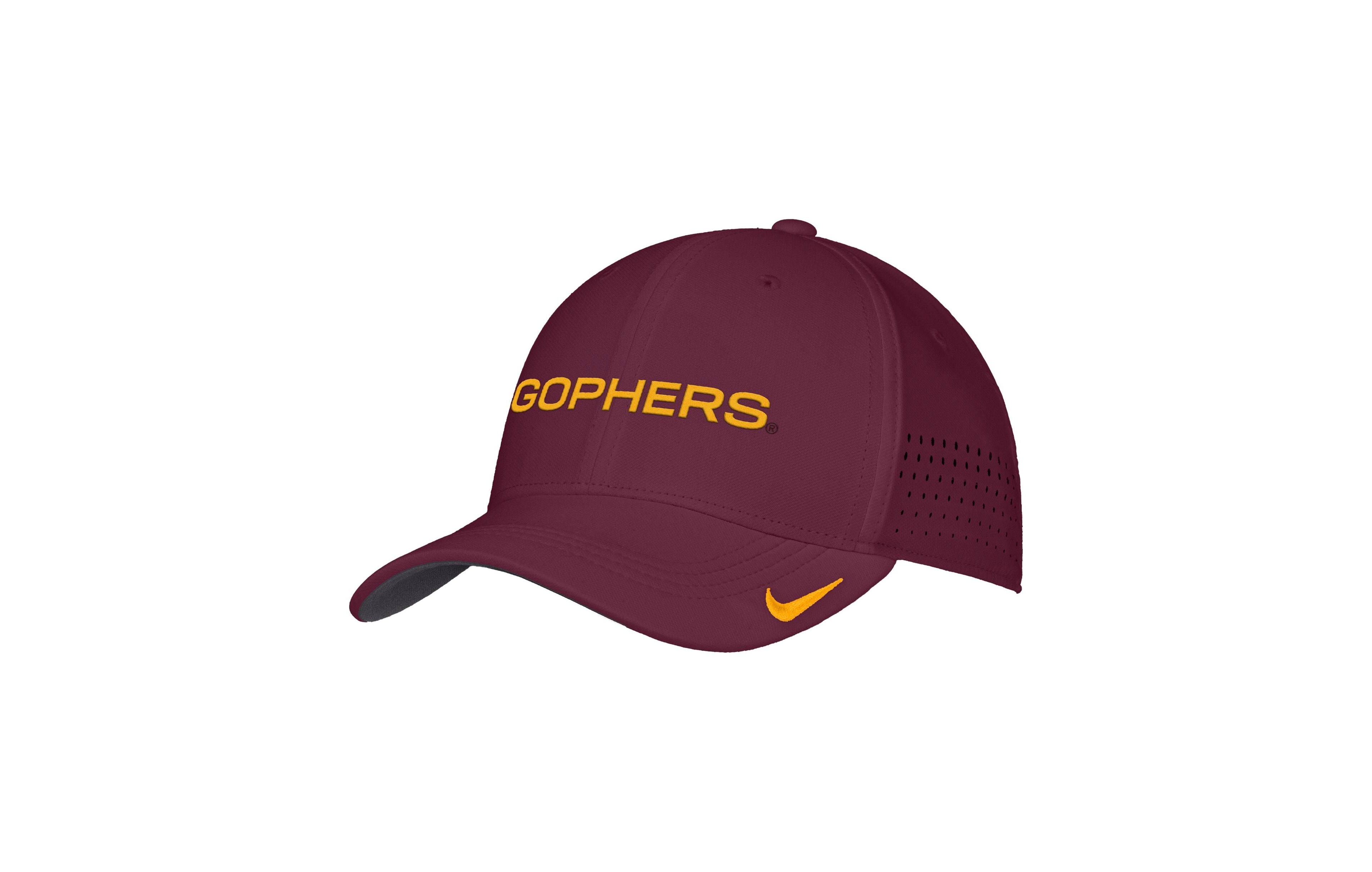 Nike Men's Maroon Minnesota Golden Gophers 2026 On-Field AeroBill SwooshFlex Dri-fit Hat