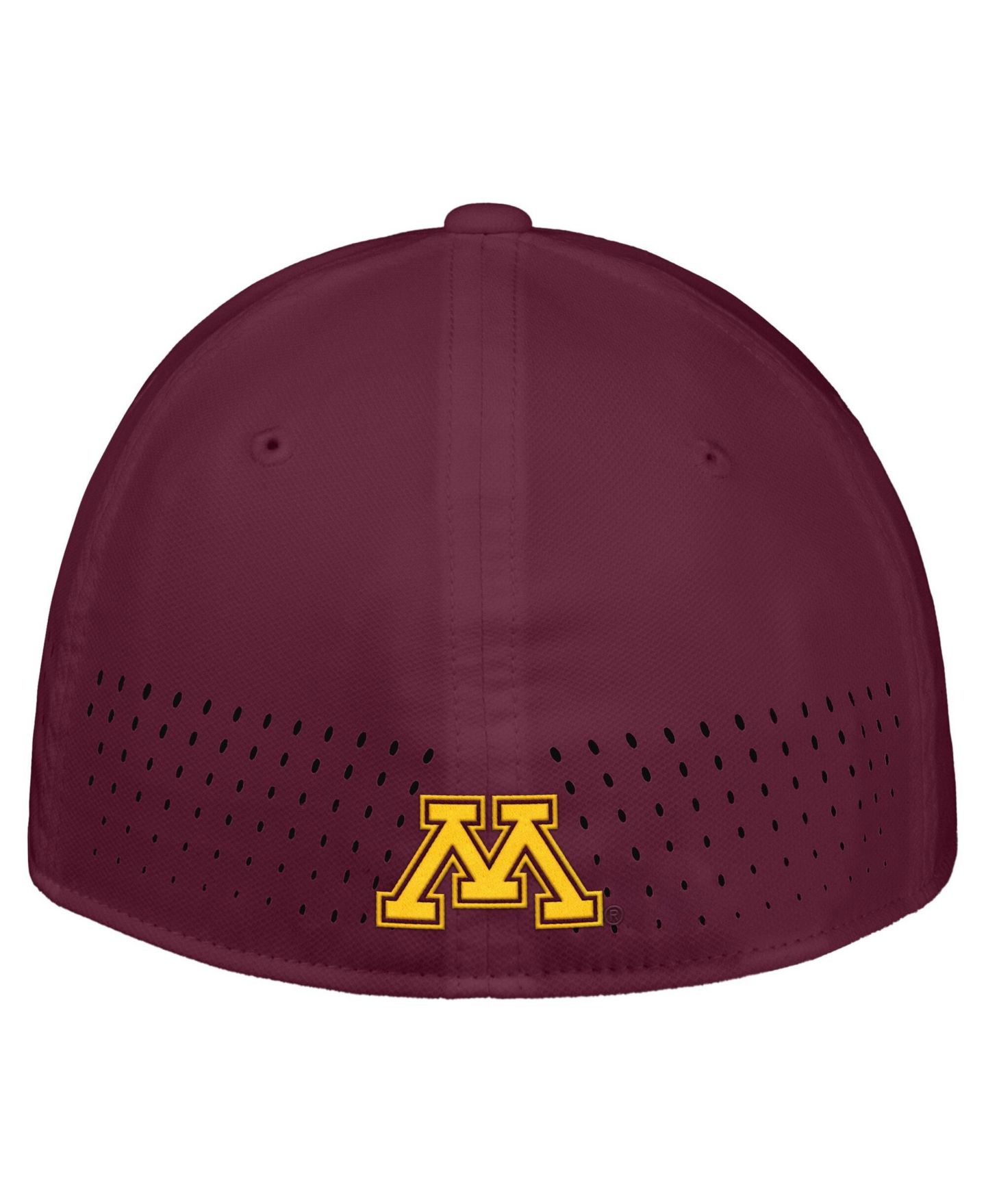 Мужской головной убор Nike Maroon Minnesota Golden Gophers 2026 On-Field AeroBill SwooshFlex Dri-FIT Hat — фото 2