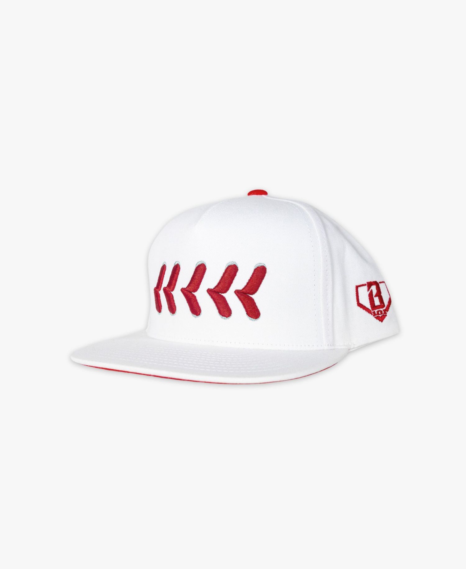Big Boys and Girls Lifestyle 101 White Seams Snapback Hat
