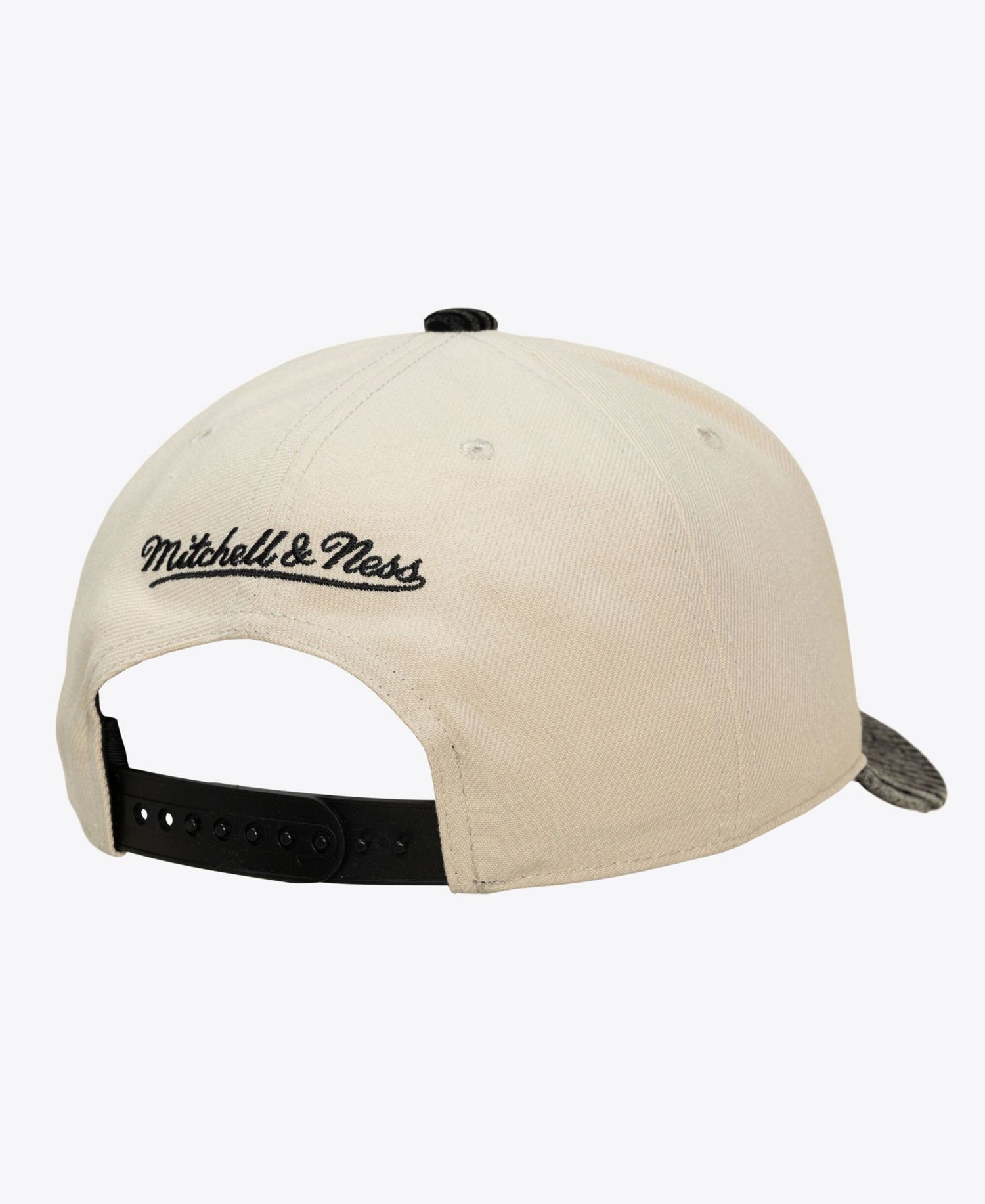 Men's Cream/Black Portland Trail Blazers Washed Corduroy Pro Crown Snapback Hat