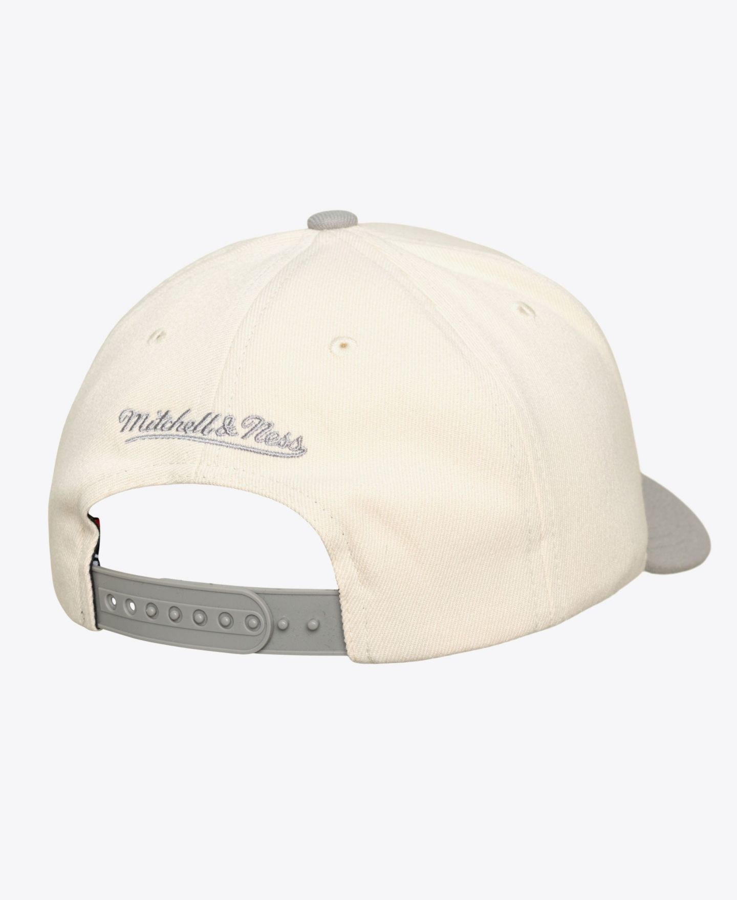 Мужская кепка Mitchell & Ness Cream/Gray Chicago White Sox Flawless Stretch-Snapback Hat — фото 2
