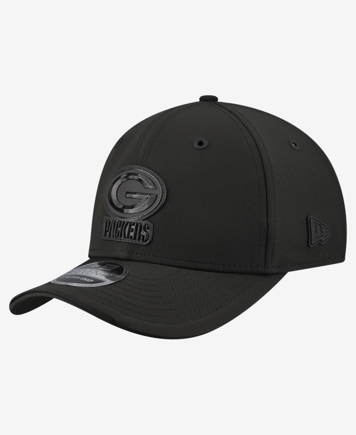 New Era Men's Black Green Bay Packers 2026 Sideline 9SEVENTY Adjustable Hat - Black