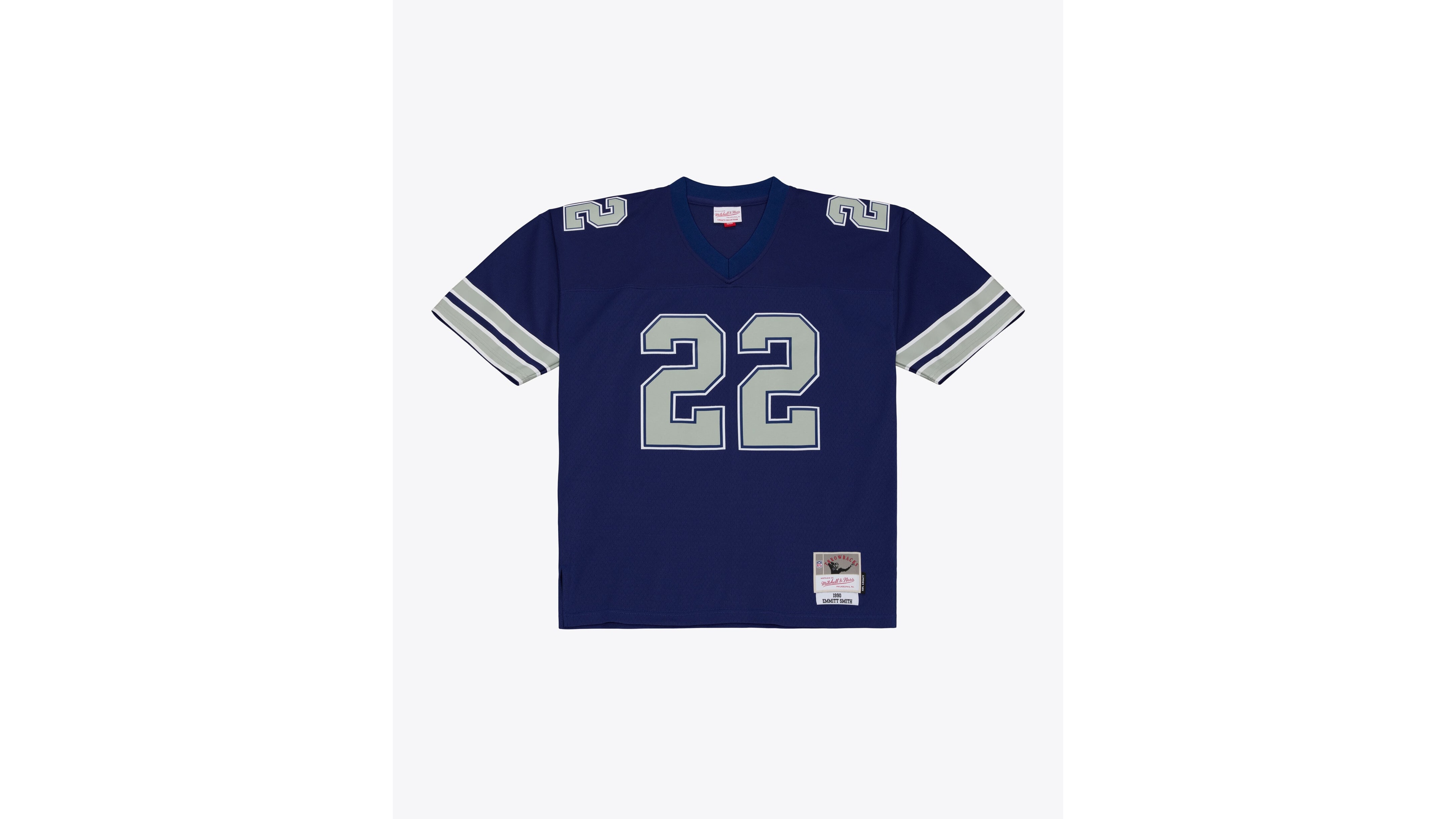 Mitchell & Ness Men's Emmitt Smith Navy Dallas Cowboys Retired Legacy Replica Player Jersey
