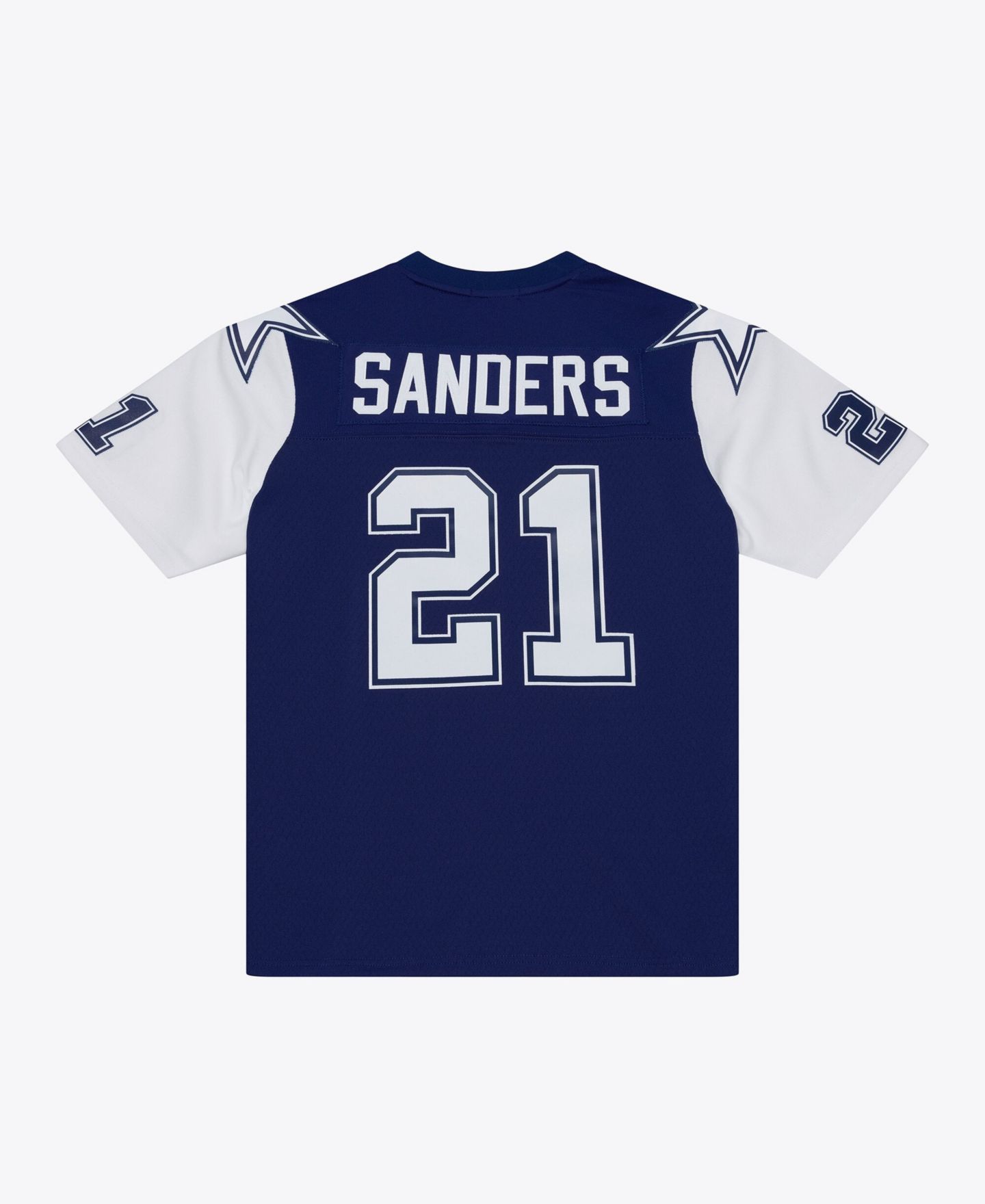 Женский топ Mitchell & Ness Deion Sanders Navy Dallas Cowboys 1995 Legacy Replica Jersey — фото 2