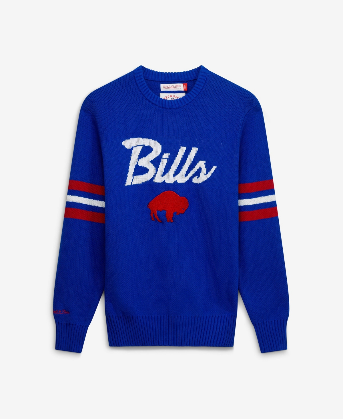 Mitchell & Ness Men's Royal Buffalo Bills Head Coach Sweater