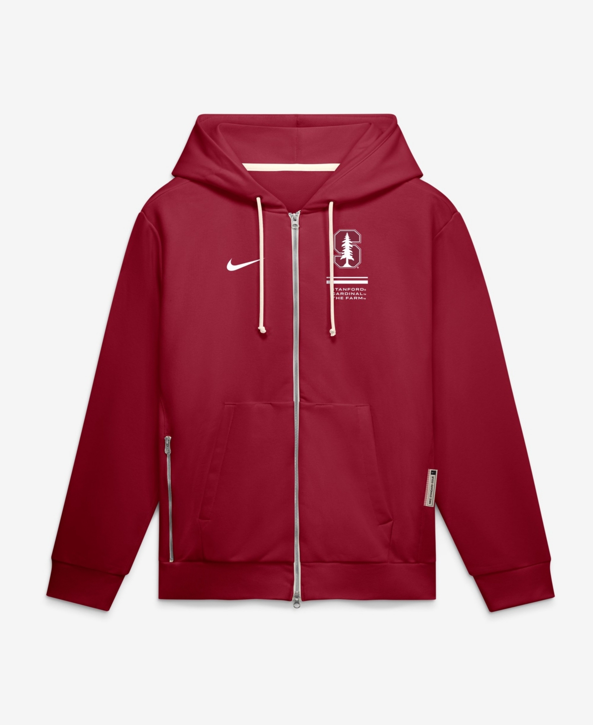 Nike Men's Cardinal Stanford 2026 Sideline Standard Issue Dri-fit Full-Zip Hoodie