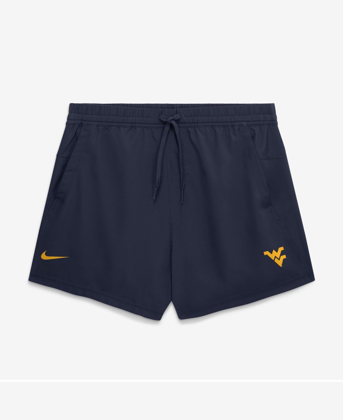 Мужские шорты Nike West Virginia Mountaineers Primary Logo Form Dri-FIT, Navy — фото 1