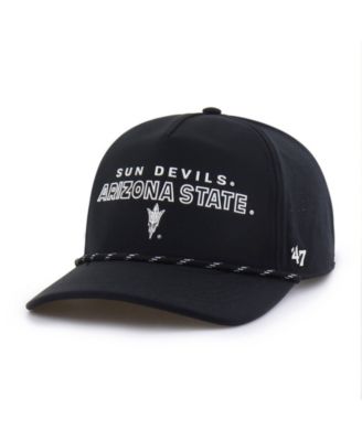 Men's Black Arizona State Sun Devils Forward Vent Hitch Rope Adjustable Hat