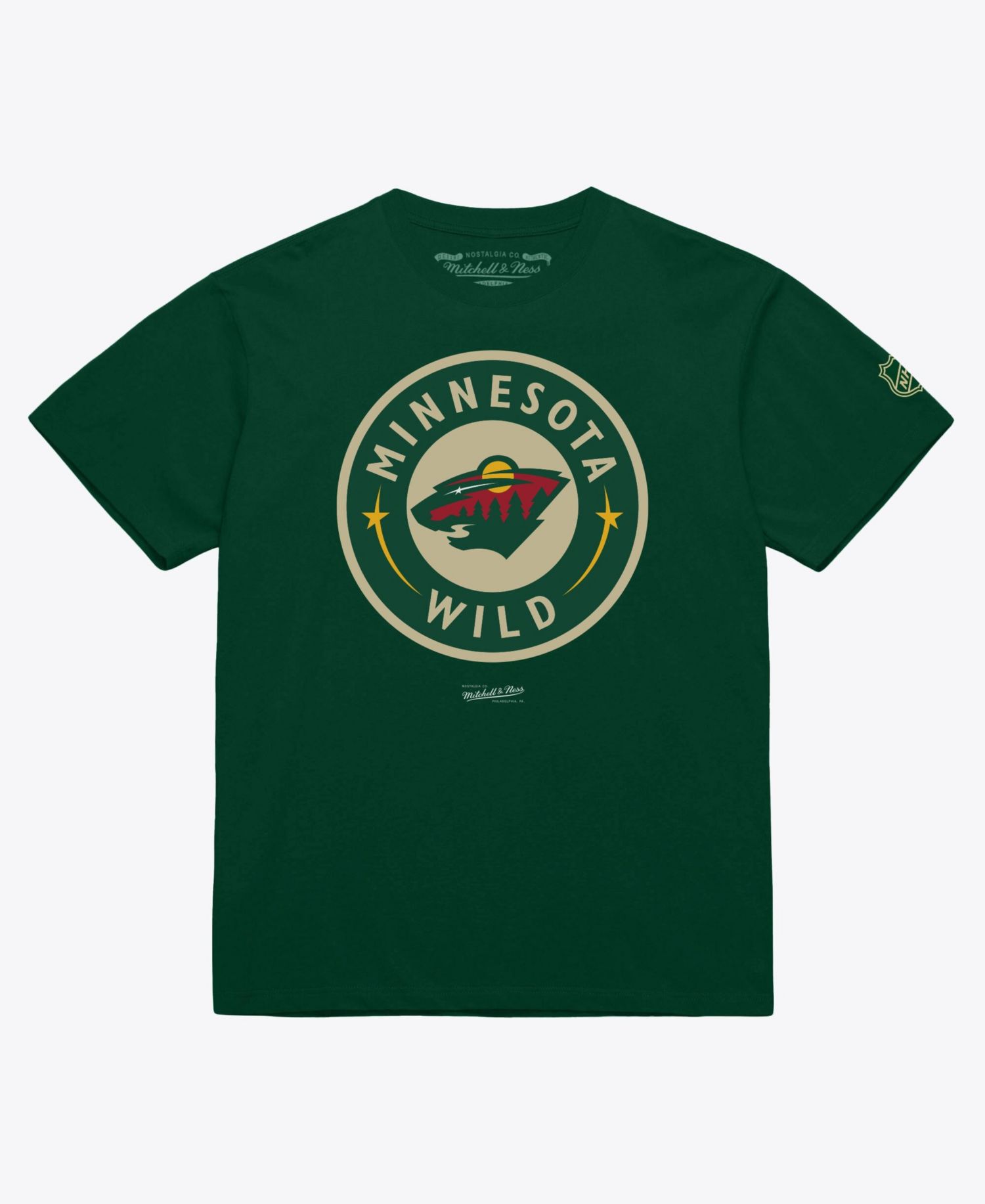 Men's Green Minnesota Wild Core Current Logo T-Shirt