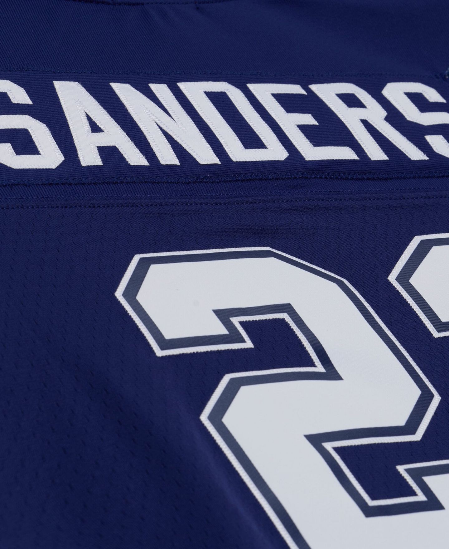 Женский топ Mitchell & Ness Deion Sanders Navy Dallas Cowboys 1995 Legacy Replica Jersey — фото 6