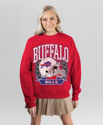Women's Red Buffalo Bills Classic Archives Premium Fleece Sweatshirt
