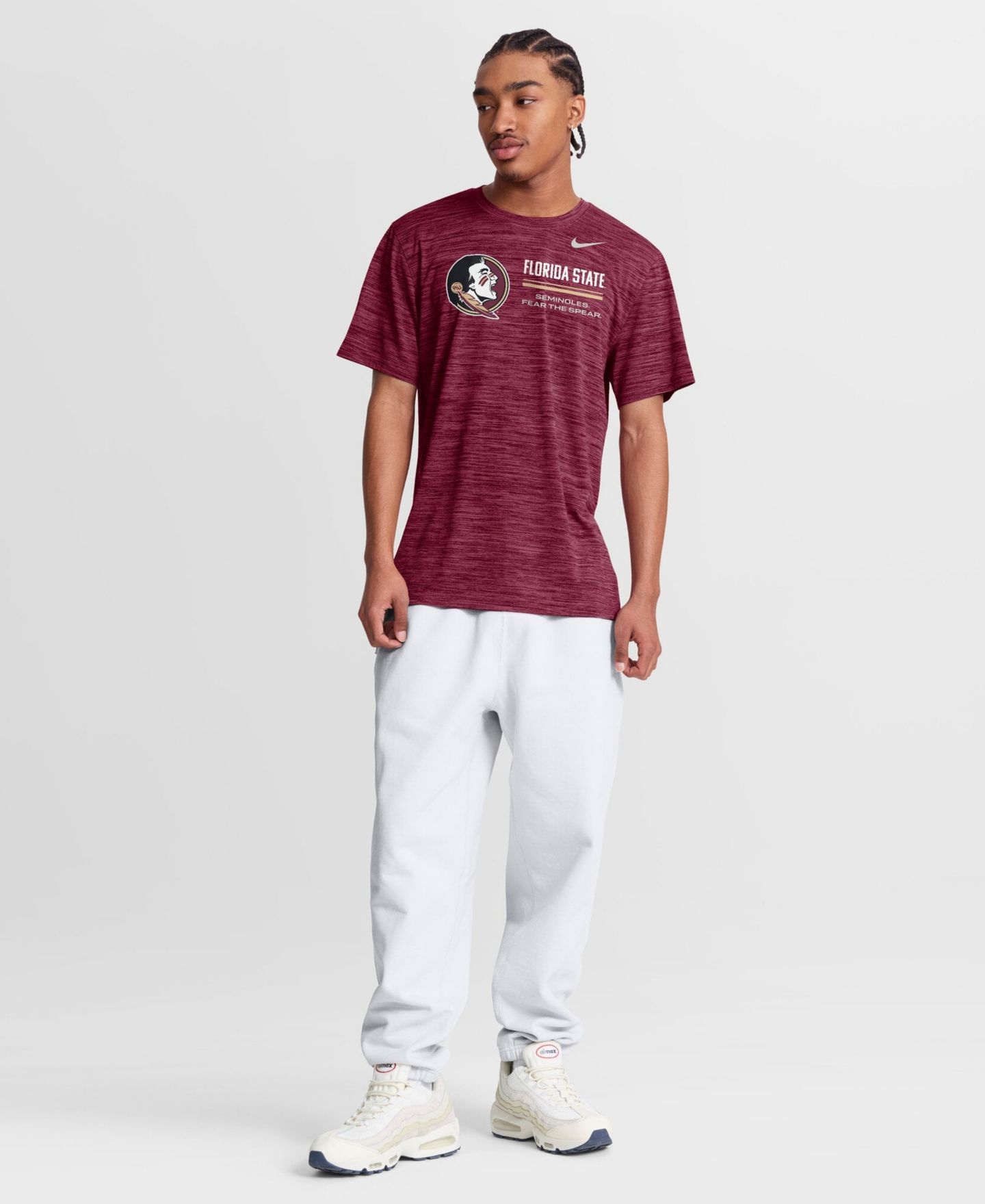 Мужская футболка Nike Garnet Florida State Seminoles Sideline Velocity Dri-FIT — фото 5