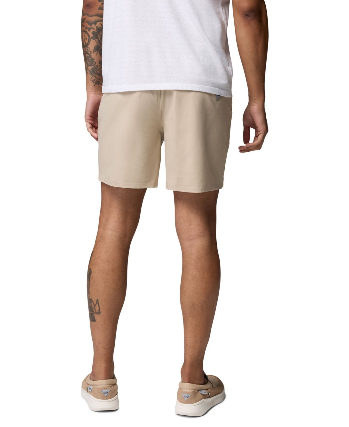 Мужские шорты Columbia Natural Texas Longhorns PFG Terminal Roamer™ Omni-Shade™ Stretch — фото 2