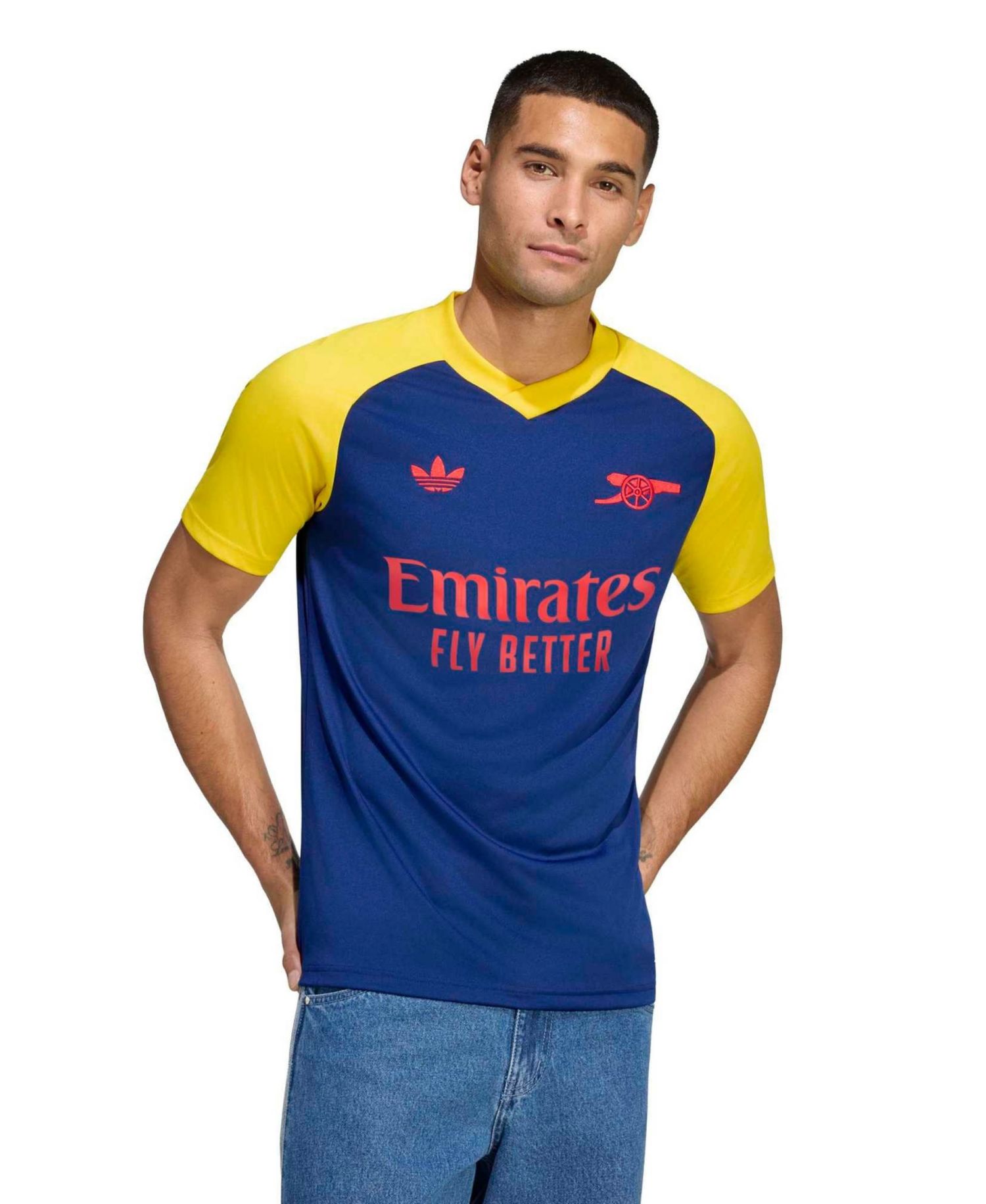 Men's Navy Arsenal 2026/27 Away Pre-Match Top