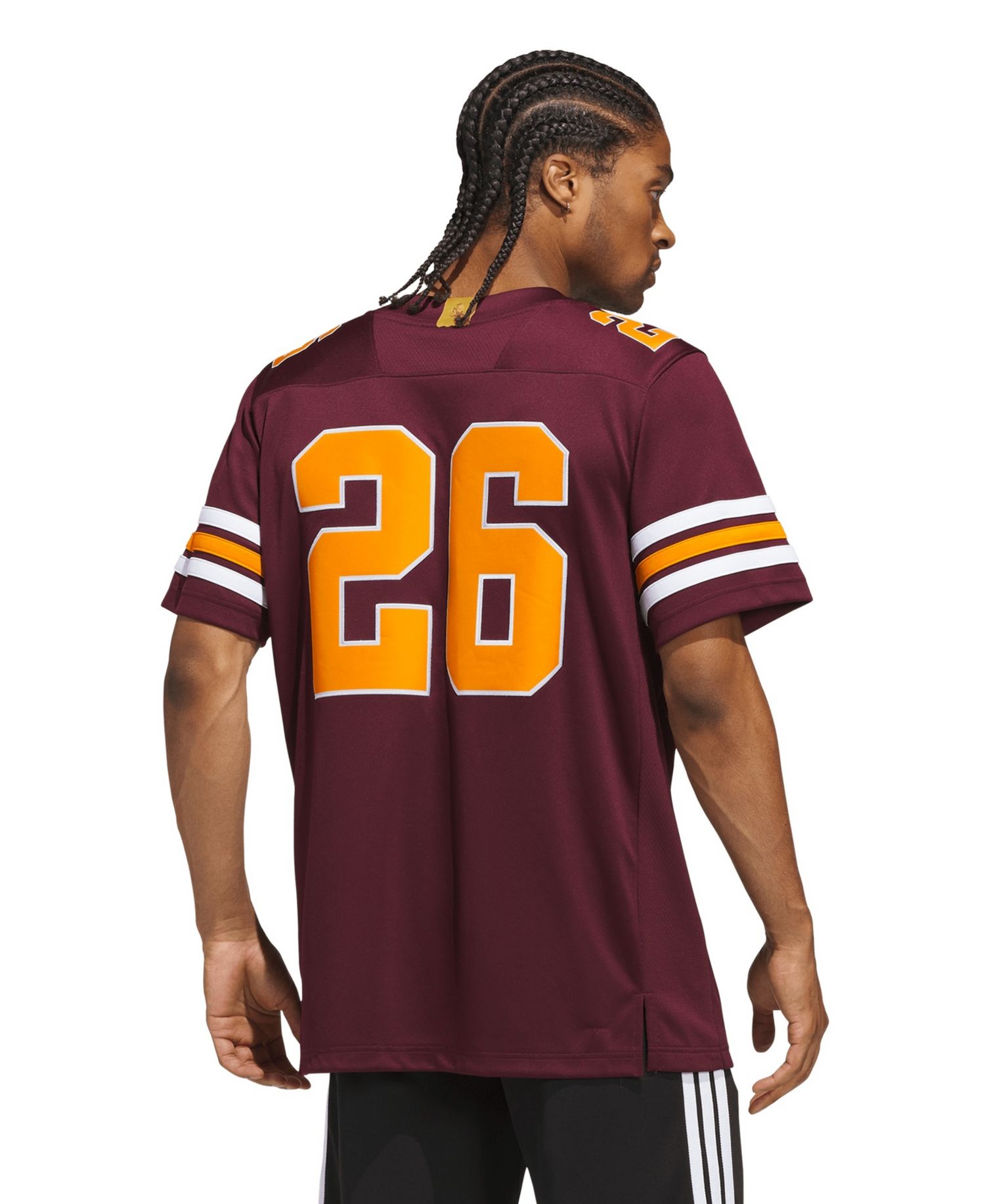 Men's #26 Maroon Arizona State Sun Devils Roses & Devils Premier Strategy Jersey