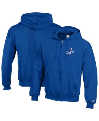 Men's Royal Los Angeles Dodgers Powerblend Full-Zip Hoodie