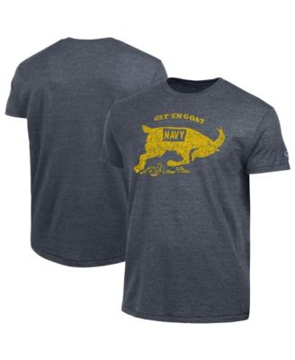 Men's Navy Navy Midshipmen Vintage Triumph Tri-Blend T-Shirt