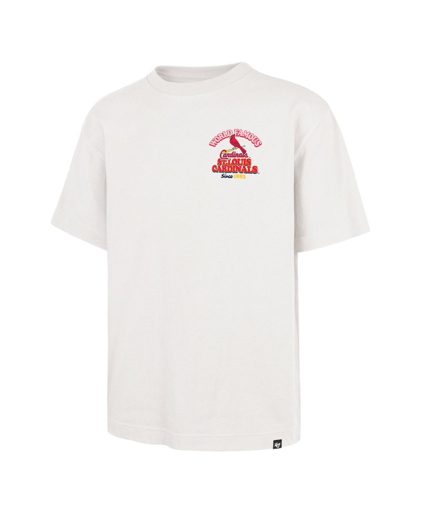 Мужская футболка '47 Brand Cream St. Louis Cardinals Glizzy — фото 2