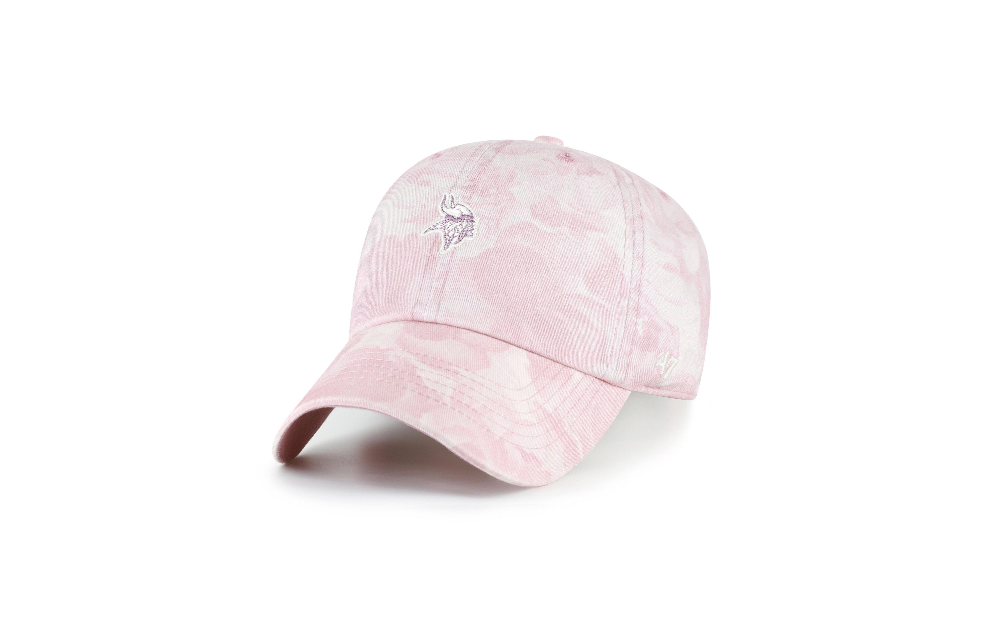 '47 Brand Women's Pink Minnesota Vikings Gardenia Clean Up Adjustable Hat