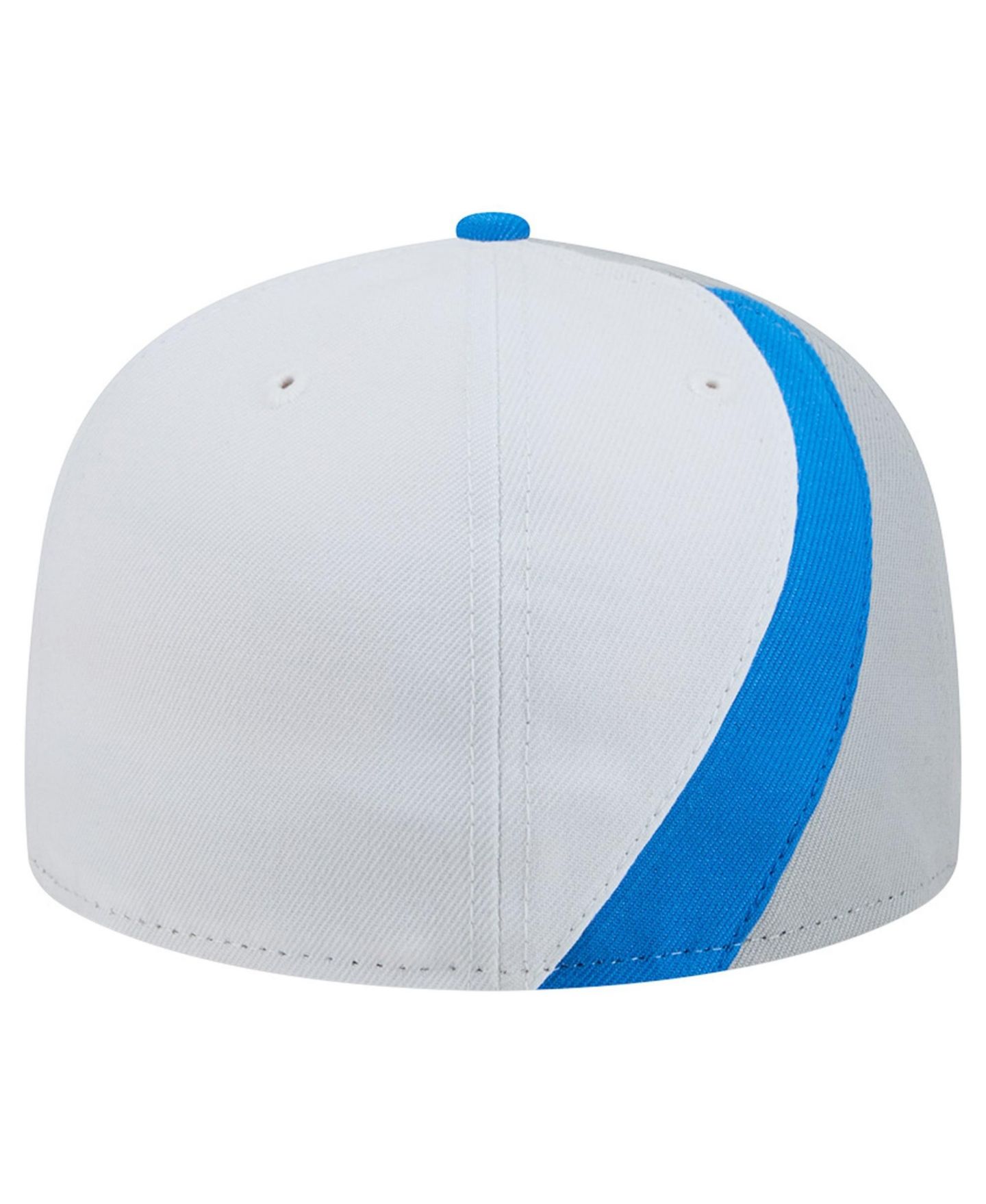 Мужская кепка New Era Silver/Blue Detroit Lions Shock 59FIFTY Fitted Hat — фото 3