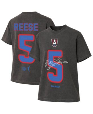 Men's and Women's Angel Reese Charcoal Atlanta Dream Motion Name & Number T-Shirt