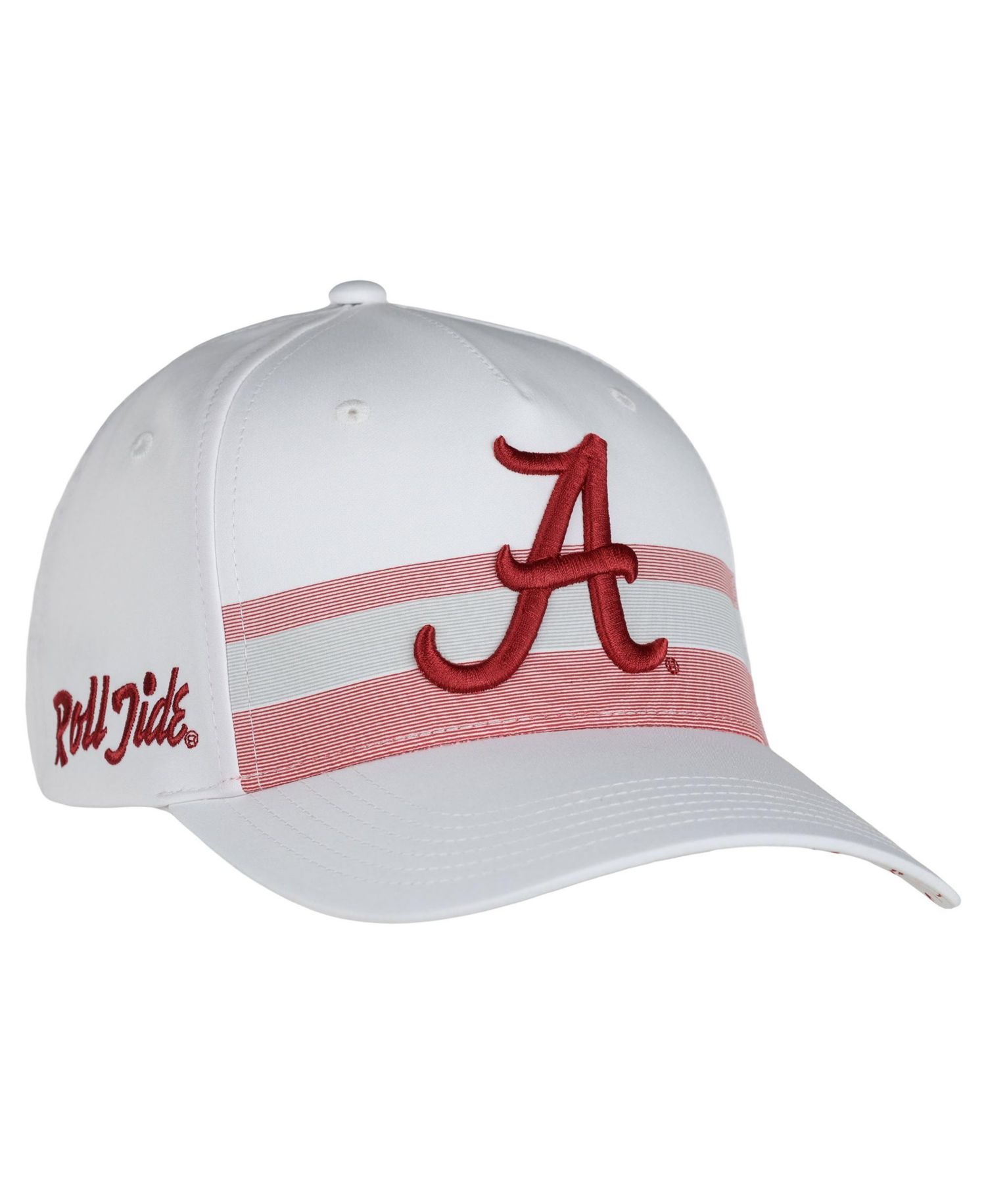 Men's and Women's White Alabama Crimson Tide The Sideline Adjustable Hat