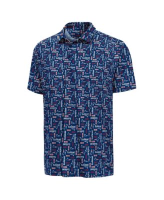 Men's  Navy New England Patriots Season Tickets Polo